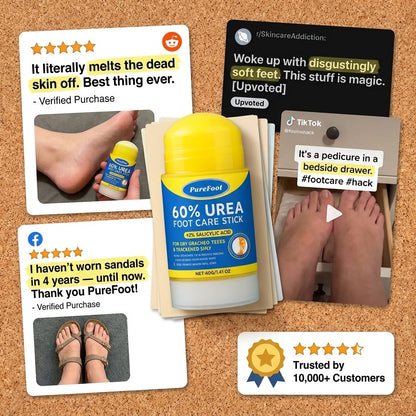 Myserava™ PureFoot 60% Urea Foot Repair Stick