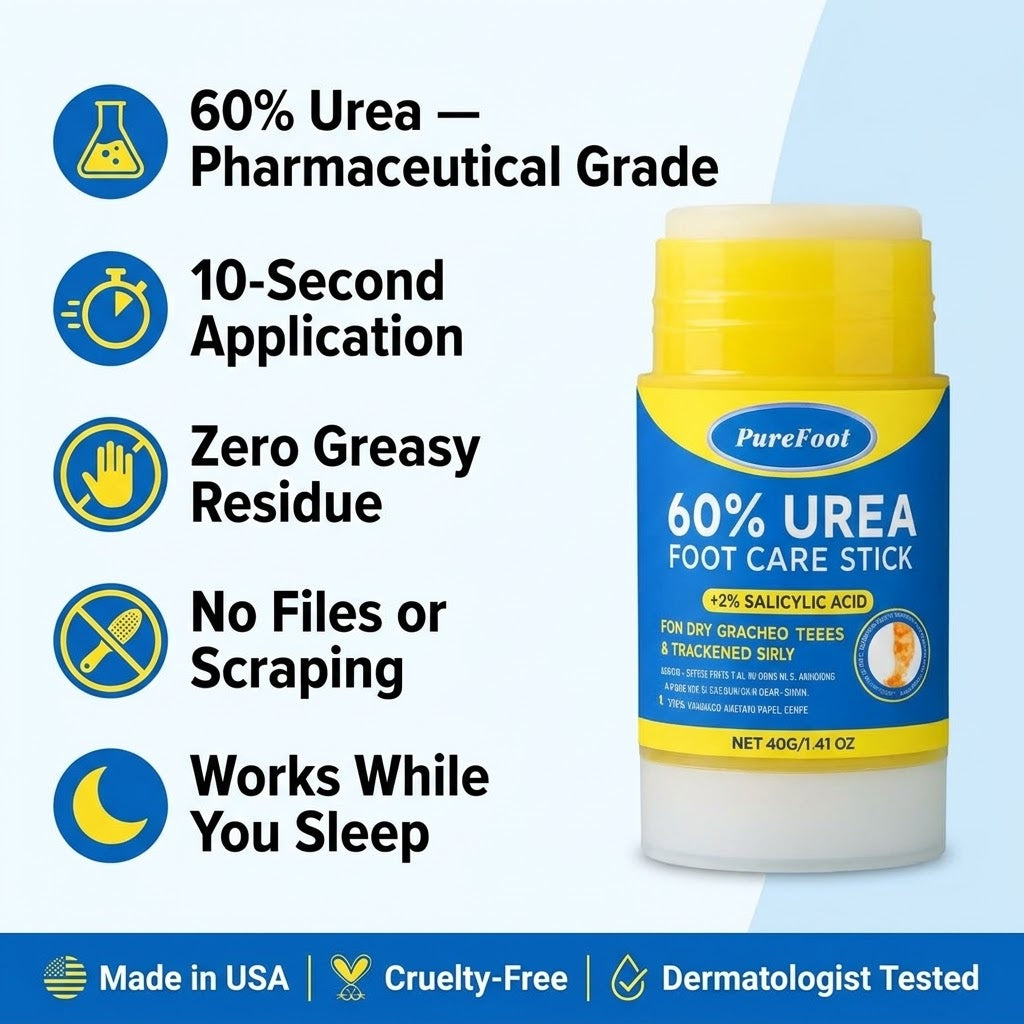 Myserava™ PureFoot 60% Urea Foot Repair Stick
