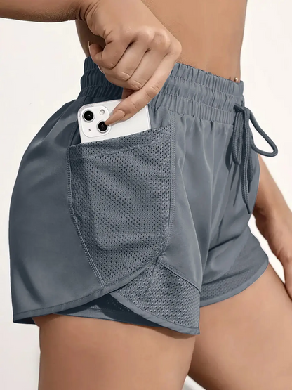 Myserava™ AuraFit 2-in-1 Wrap Sports Shorts