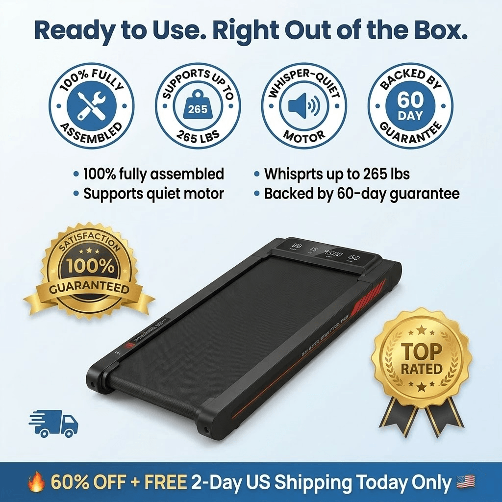 Myserava™ 3-in-1 Under-Desk Walking & Vibration Pad